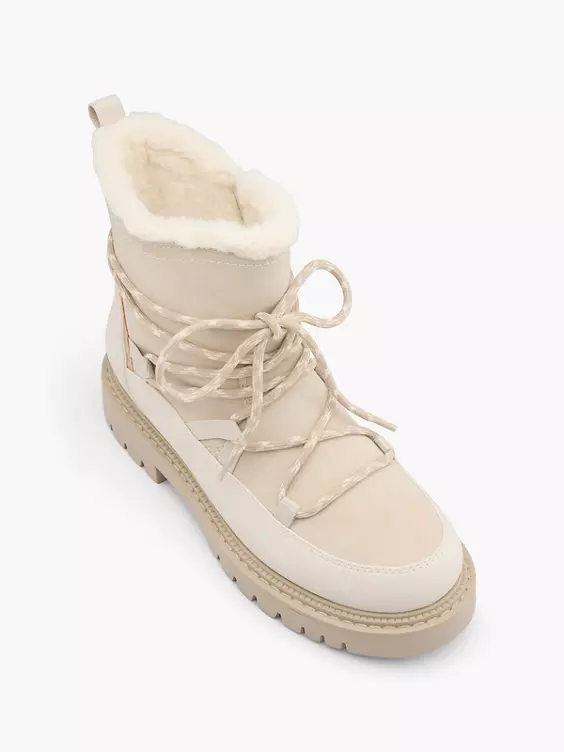 Catwalk Schnürboots in beige