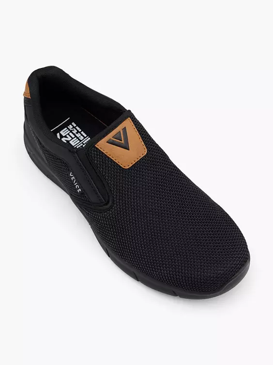 Venice Slipper in schwarz