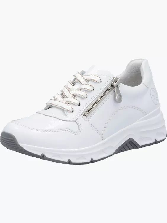 Rieker Damen Sneaker Low in weiß