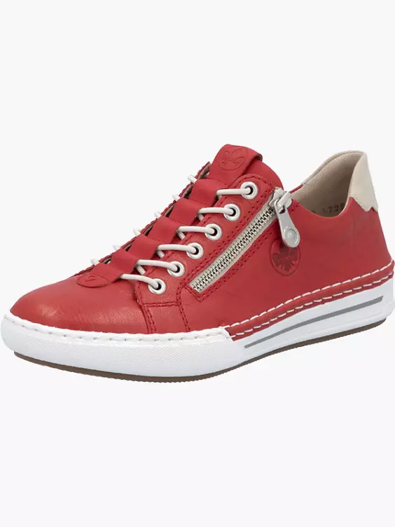 Rieker Damen Sneaker Low in rot