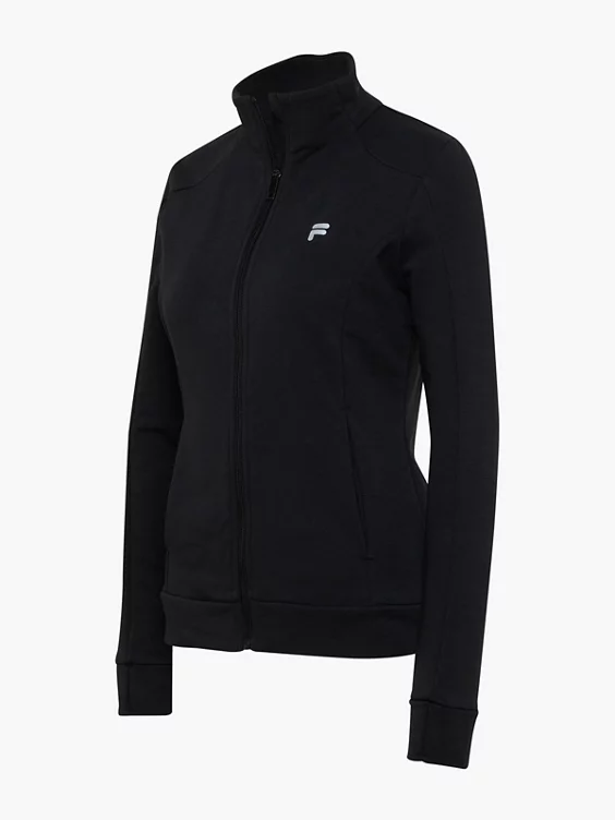 FILA Trainingsjacke in schwarz