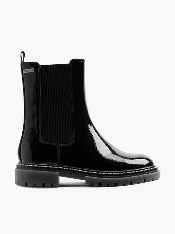 ESPRIT Chelsea Boots in schwarz