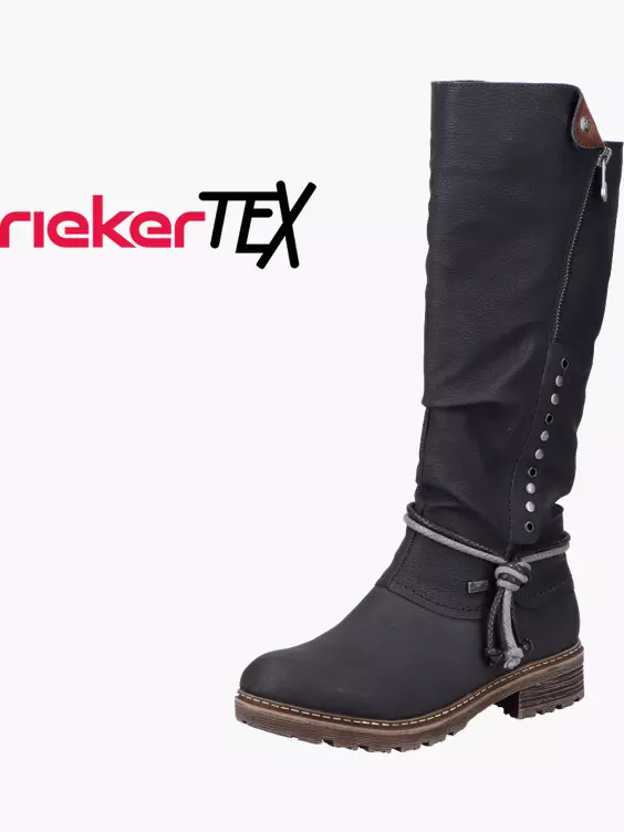 Rieker Damen Hochschaftstiefel in schwarz