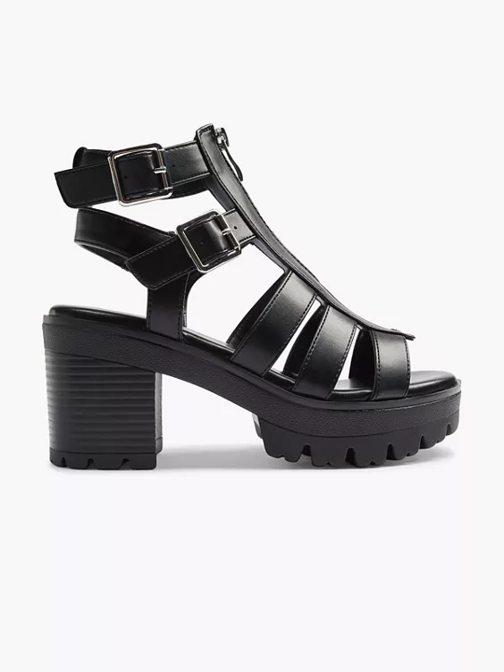 Catwalk Sandalette in schwarz