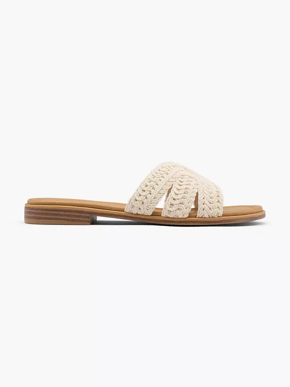 Graceland Pantolette in beige