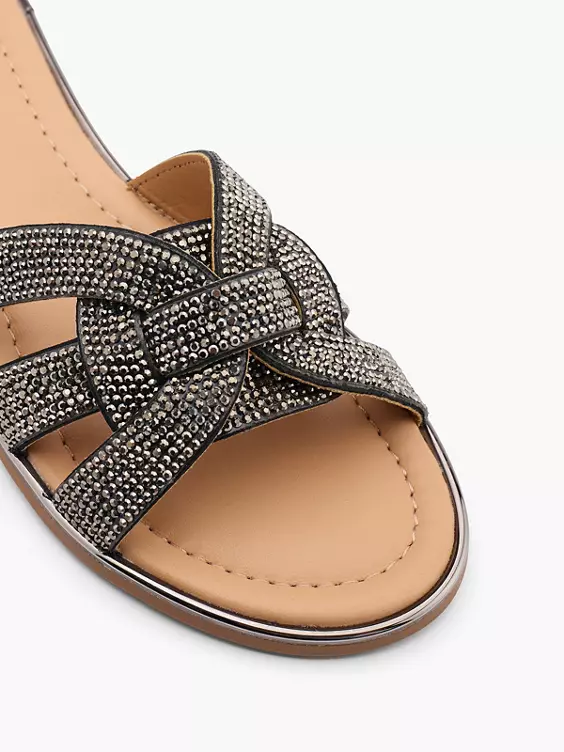 Catwalk Pantolette in schwarz