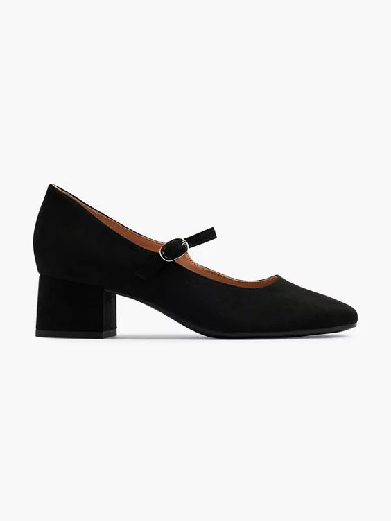 Graceland Mary Jane Pumps in schwarz