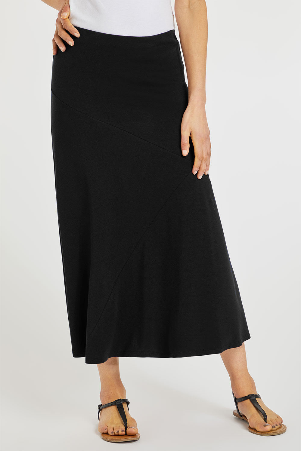 Elasticated Panelled Skirt