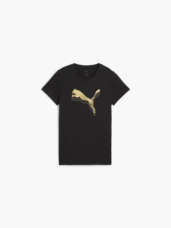 PUMA T-Shirt in schwarz