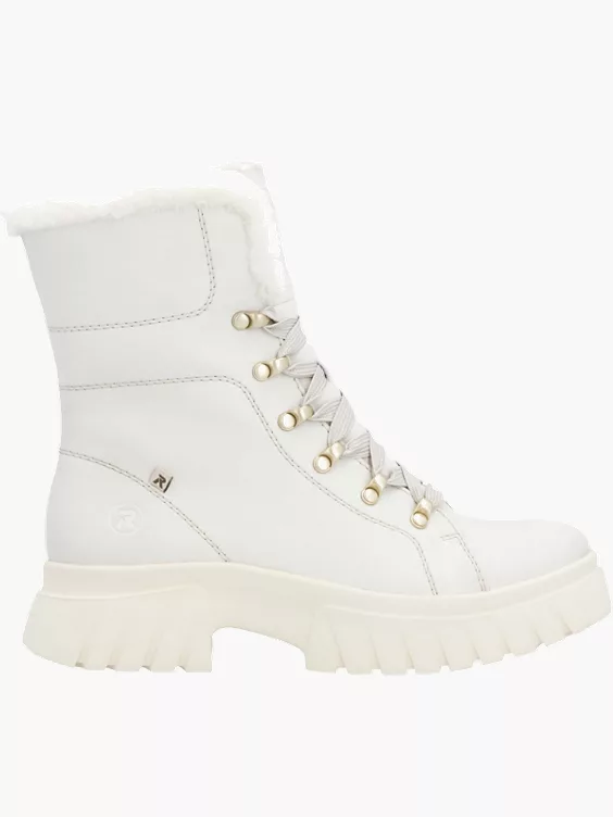 Damen Schnürstiefel in weiß