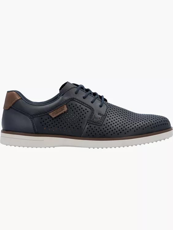 Rieker Herren Schnürschuhe in blau