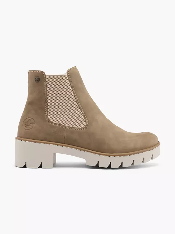 Rieker Chelsea Stiefelette in beige
