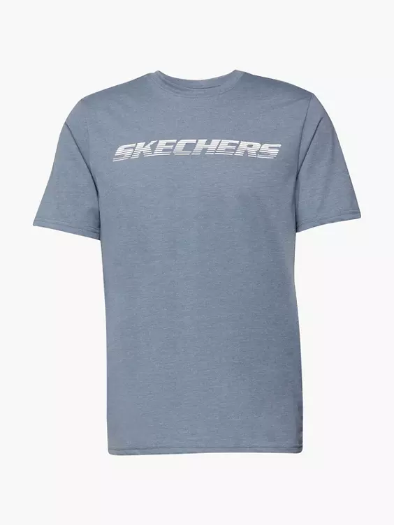Skechers T-Shirt in blau