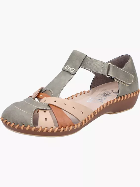 Rieker Damen Riemchensandalen in grün