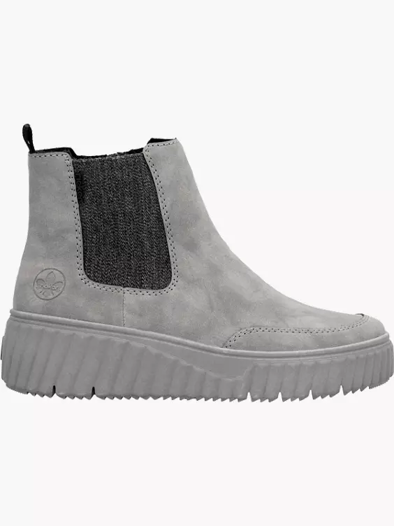 Rieker Damen Chelsea Boots in grau