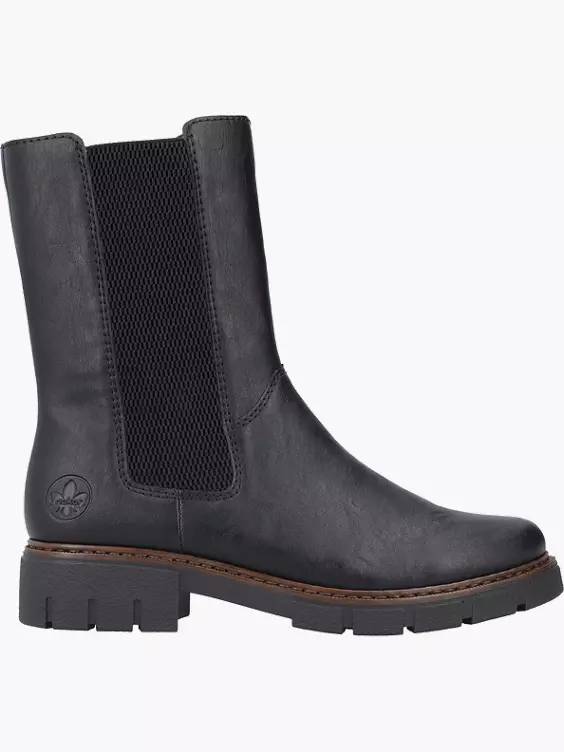 Rieker Damen Chelsea Boots in schwarz