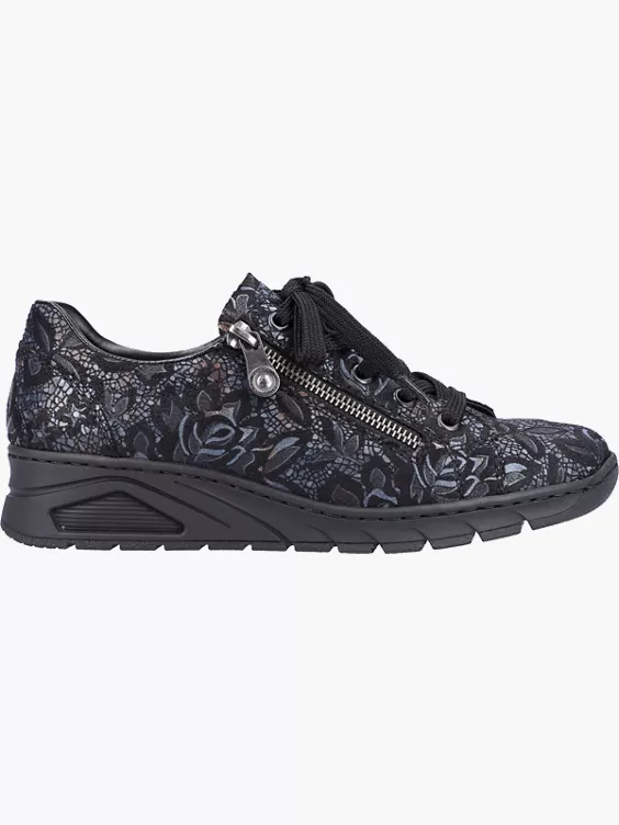 Rieker Damen Schnürschuhe in schwarz