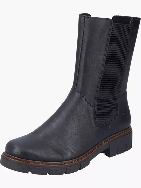 Rieker Damen Chelsea Boots in schwarz