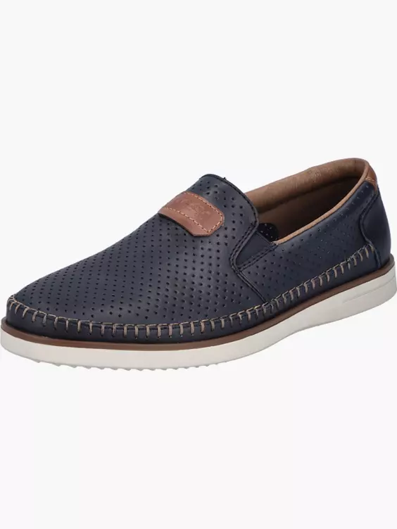Rieker Herren Slipper in blau