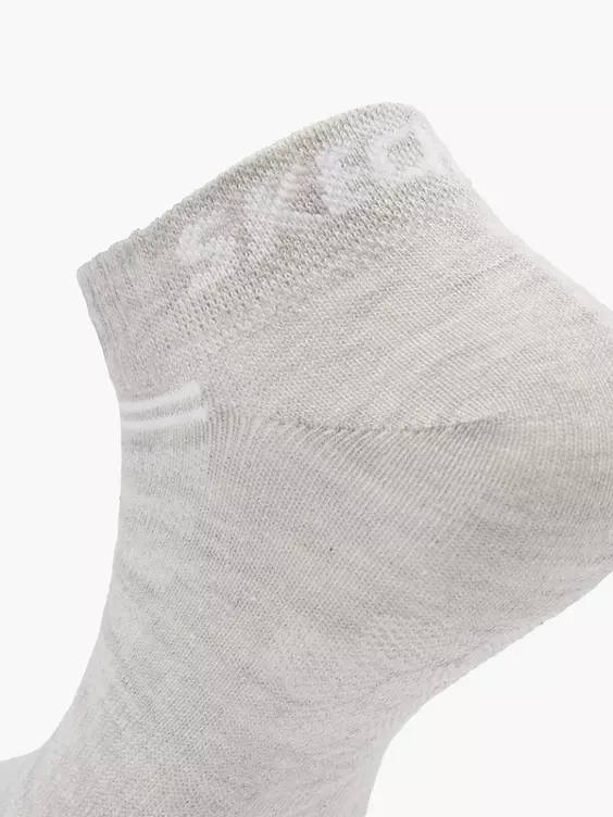 Skechers 5er Pack Sneakersocken in grau