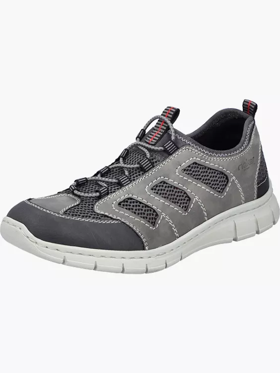 Rieker Herren Slipper in grau