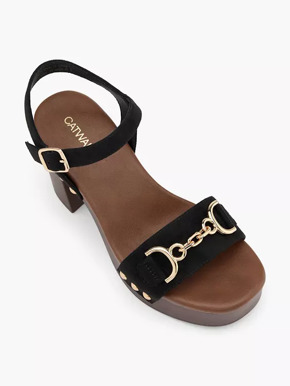 Catwalk Sandalette in schwarz