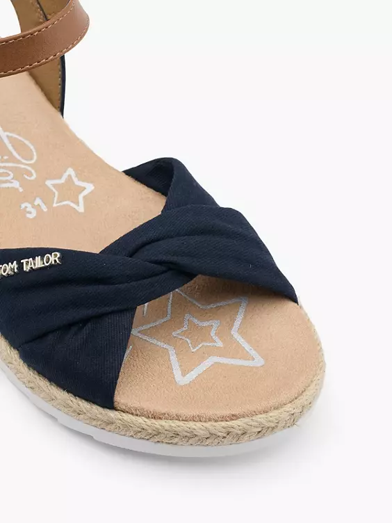 TOM TAILOR Sandale in navyblau
