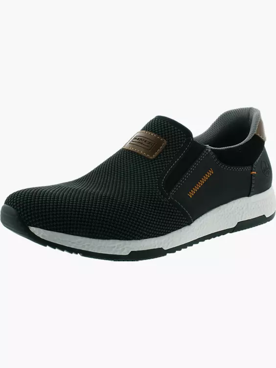 Rieker Herren Slipper in schwarz