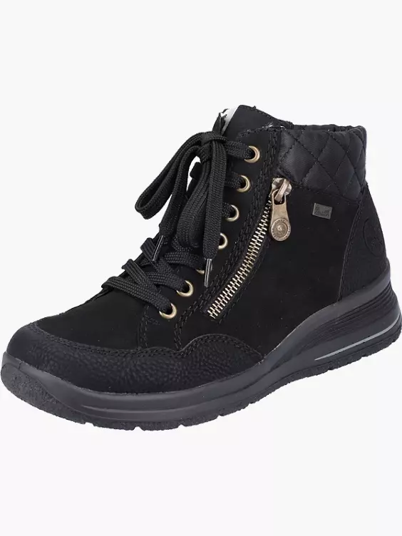 Rieker Damen Schnürschuhe in schwarz