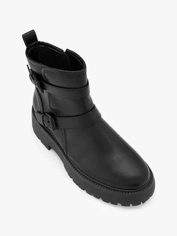 Catwalk Bikerboots in schwarz