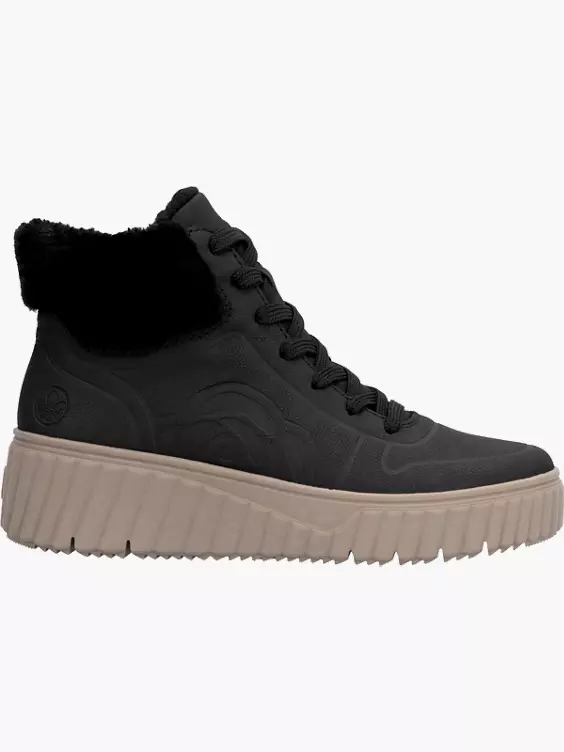 Damen Sneaker High in schwarz