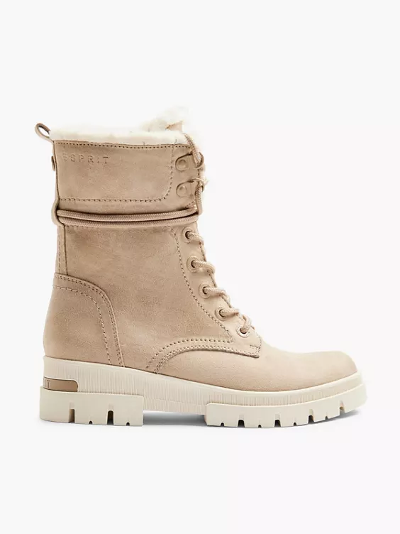 ESPRIT Schnürboots in beige