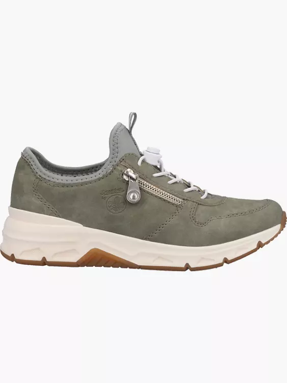 Rieker Damen Slipper in grün