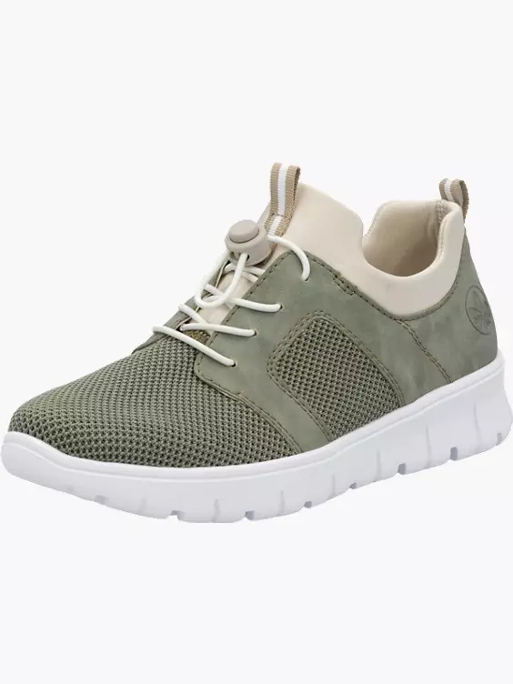 Rieker Damen Slipper in grün