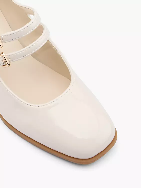 Catwalk Mary Jane Pumps in beige