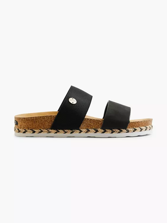 ESPRIT Pantolette in schwarz