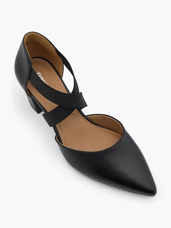 Graceland Spangenpumps in schwarz