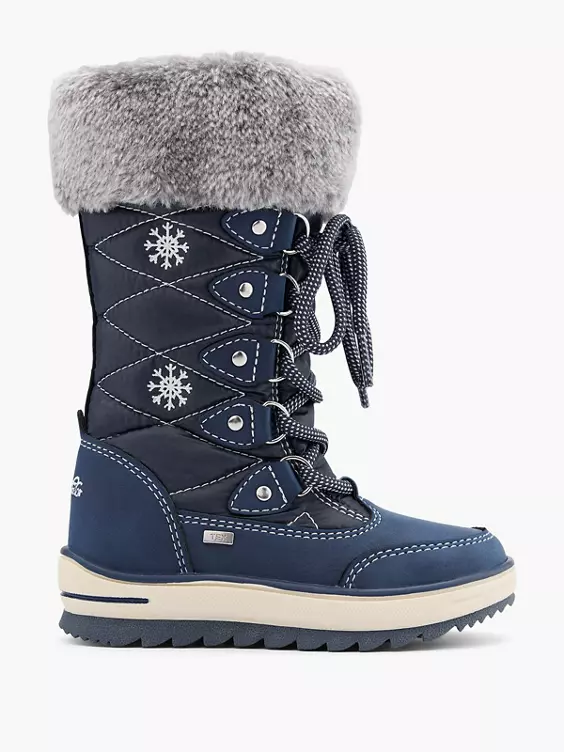TOM TAILOR Schneestiefel in blau