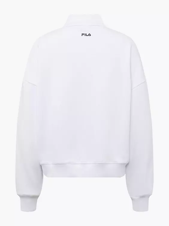 FILA Half-Zip Sweatshirt in weiß