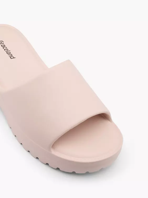 Graceland Slides in beige