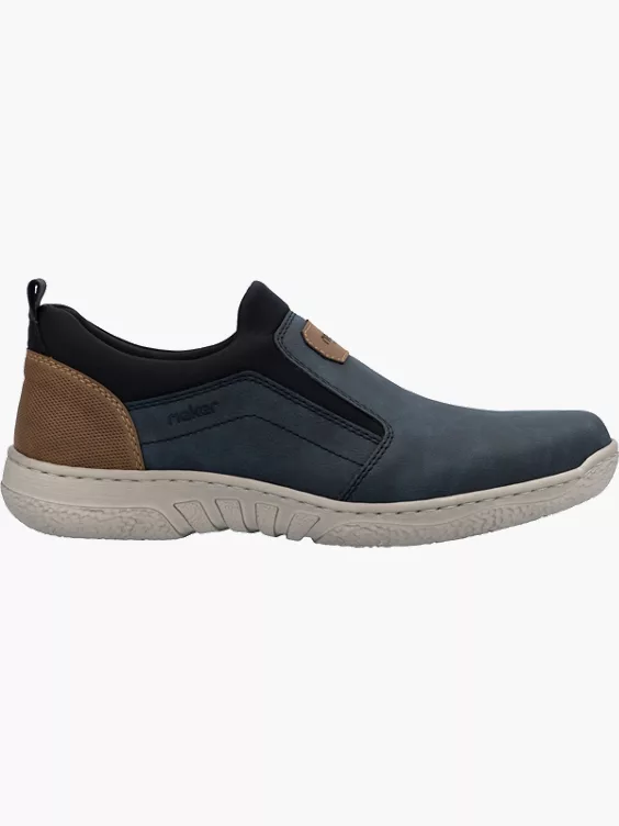 Rieker Herren Slipper in blau