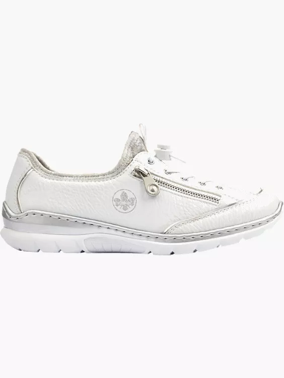 Rieker Damen Slipper in weiß