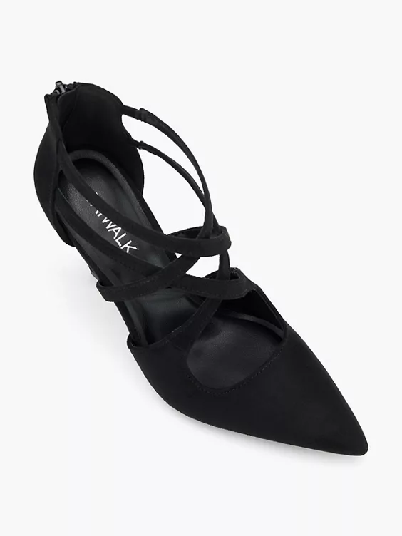 Graceland Spangenpumps in schwarz