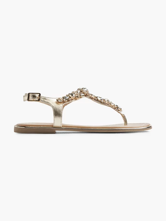 Graceland Sandale in gold