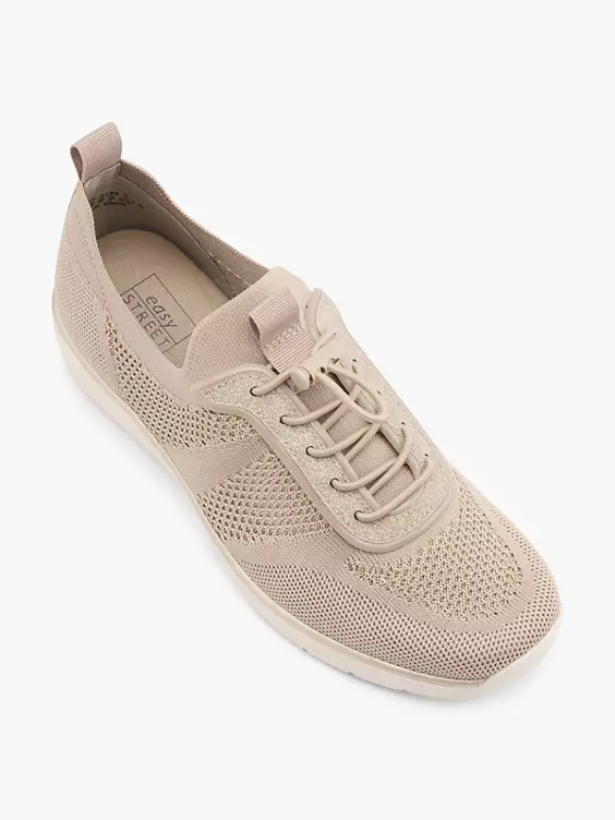 Easy Street Komfort Schnürer in taupe