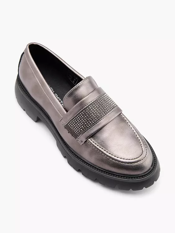 Claudia Ghizzani Loafer in silber