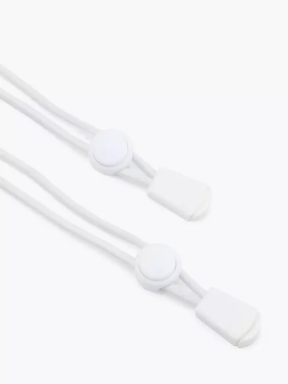 DEICHMANN Gummisenkel Klick & Go 100 cm in weiß