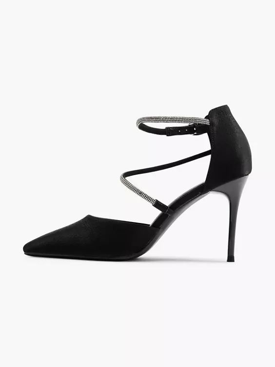 Catwalk Spangenpumps in schwarz