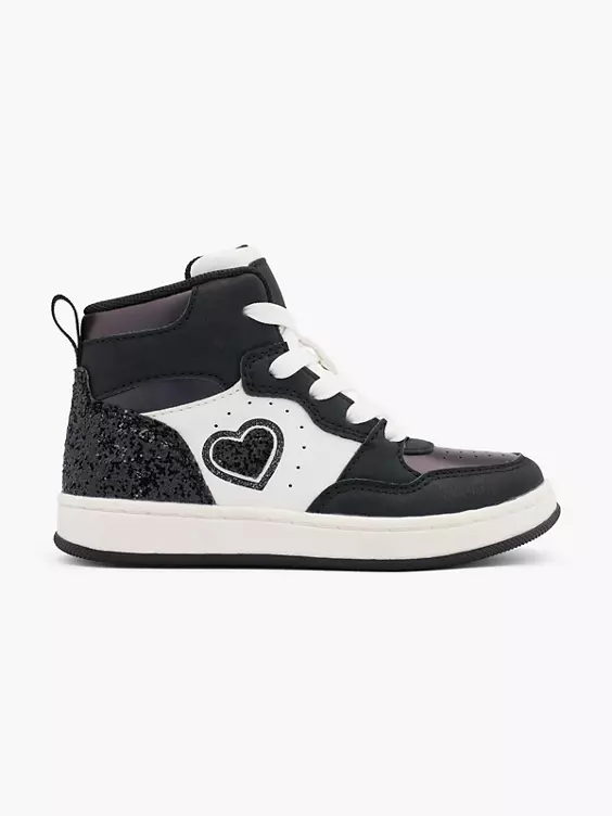 Graceland Hoher Sneaker in schwarz
