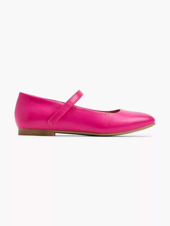 Graceland Mary Jane Ballerina in pink